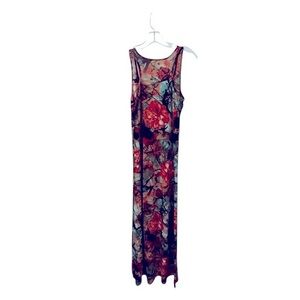 Floral‎ Tank Maxi Dress Size Medium